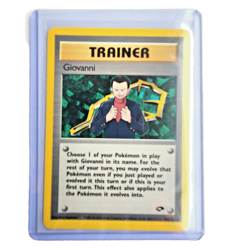 Giovanni 104/132 Pokemon TCG Gym Challenge NM Vintage 2000 Card - Image 1