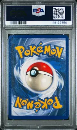 1999 POKEMON FOSSIL Trading Card SHELLDER #54/62 1ST EDITION graded slab PSA 8 - Image 2