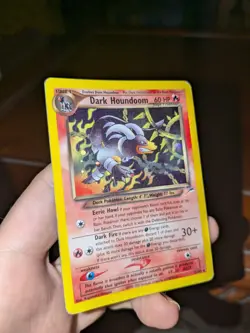 Dark Houndoom Holo 7/105 Neo Destiny Pokemon Card WOTC TCG 2002 Unlimited - Image 1