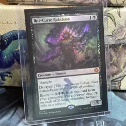 Rot-Curse Rakshasa Tarkir: Dragonstorm Foil NM #0087 - Image 1