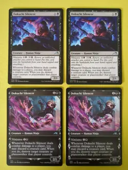 Dokuchi Silencer - Kamigawa: Neon Dynasty - MTG (Set of 4, 2x SHOWCASE) - Image 1