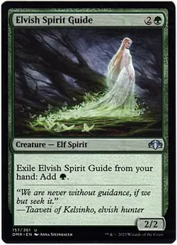 MTG Dominaria Remastered Elvish Spirit Guide (Uncommon) - Image 1