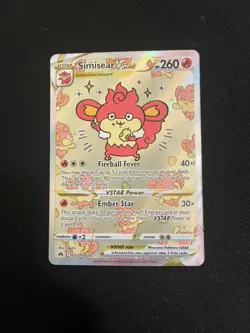 Pokemon Simisear VSTAR GG37/GG70 Crown Zenith NM - Image 1