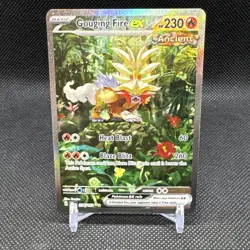 Gouging Fire ex 204/162 Special Illustration Rare Temporal Forces Pokemon TCG MP - Image 1