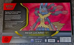 Pokemon TCG Mega Evolution Mega Lucario EX Figure Collection Box - New - In Hand - Image 2