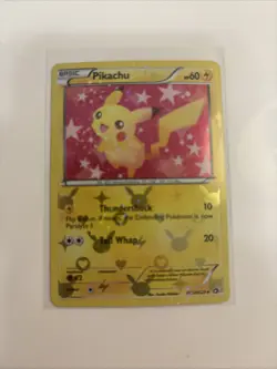 Pokemon Pikachu RC7/RC25 Reverse Holo Legendary Treasures Radiant Collection LP - Image 1