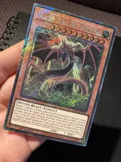 YUGIOH Slifer the Sky Dragon RA03-EN244 Platinum Secret Rare 1st Edition NM - Image 5