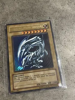 Carte Card Yu-Gi-Oh Konami 1996 Edition White Dragon Holo SDK-001 Bon Etat En - Image 4