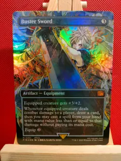 Buster Sword FOIL (Borderless) - Final Fantasy - NM - Mythic - MTG - Image 1