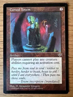 MAGIC - Cursed Totem / Mirage - MTG ENG - Image 1