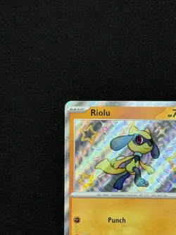 Riolu 173/091 SV: Paldean Fates Shiny Rare Holo NM Pokemon Card - Image 2
