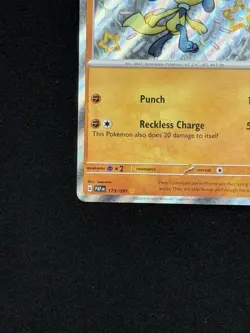 Riolu 173/091 SV: Paldean Fates Shiny Rare Holo NM Pokemon Card - Image 5