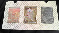 Pokemon 151 Mew EX & Mewtwo EX Foil Ultra-premium Collection Card Set 2023 NM - Image 1