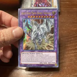 Blue-Eyes Twin Burst Dragon LCKC-EN058 Legendary Collection Kaiba 1st Edition - Image 2