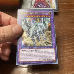 Blue-Eyes Twin Burst Dragon LCKC-EN058 Legendary Collection Kaiba 1st Edition - Image 4