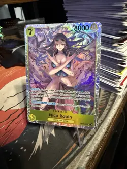 Nico Robin EB03-055 SR Foil English One Piece TCG Card Near Mint - Image 1