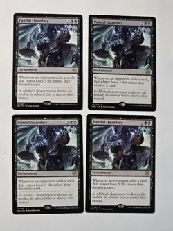 4x Painful Quandry - The Brother's War - Near Mint - MTG - Image 1