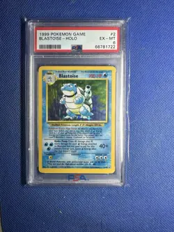 Pokemon TCG Blastoise Base Set Holo Unlimited Rare Card - Image 1