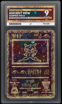 MISCUT ERRORS Ancient Mew Pokemon The Movie 2000 Holo Promo - Image 1