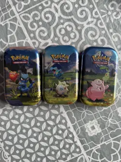 x3 Pokemon Mega Evolution Ascended Heroes Mini Tin - Image 1