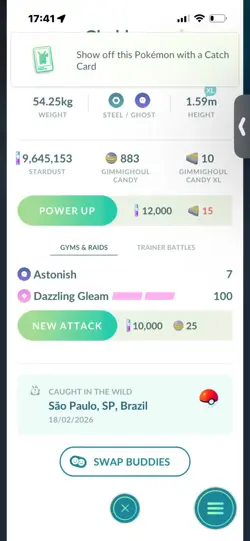 Pokemon Go Shiny Gholdengo ( High CP ) - Image 2