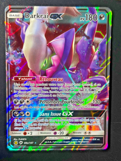 Darkrai GX 88a/147 Burning Shadows Sun & Moon Pokemon TCG Very good LP ✨ French - Image 1