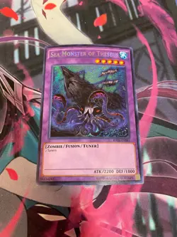 YUGIOH - SEA MONSTER OF THESEUS - SECRET RARE - RATE - UNL ED - LP - Image 1