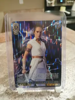 Weiss Schwarz Star Wars Rey Japanese Premium Foil Promo SW/SE39-023FOP - Image 1