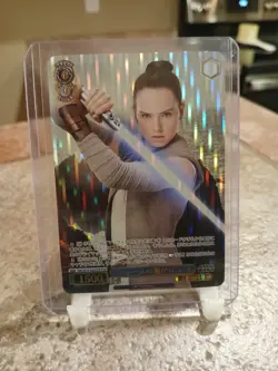 Weiss Schwarz Star Wars Rey Japanese Premium Foil Promo SW/SE39-020FOP - Image 1