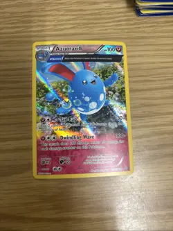 Azumarill (Alpha) 104/160 Holo Rare XY Primal Clash Pokemon Card 2015 NM - Image 1