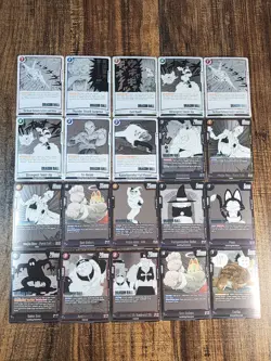 Dragon Ball Z Manga Booster SB01 Lot Of 37 Cards Rare, Common, Uncommon - Image 1