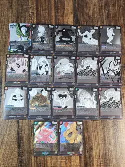 Dragon Ball Z Manga Booster SB01 Lot Of 37 Cards Rare, Common, Uncommon - Image 2