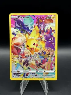 Pokemon TCG Galarian Gallery Crown Zenith Pikachu Card #160/159 - Image 1