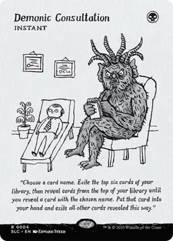 1X NM Demonic Consultation Secret Lair: An Encyclopedia of Magic - Image 1