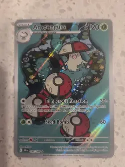 Amoonguss 096/086 Black Bolt Holo Illustration Rare Pokemon TCG Card Full Art NM - Image 1