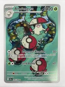 2025 Pokemon Scarlet & Violet Black Bolt Amoonguss Secret Rare #096/086 MINT - Image 1
