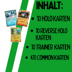 500 Pokemon Karten Bulk gemischt - Holos Karten, Reverse Holos, Commons, Trainer - Image 3