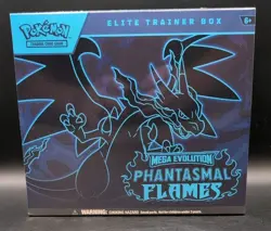Pokemon Mega Evolution Phantasmal Flames Elite Trainer Box ETB - Factory Sealed - Image 1