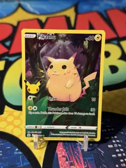 2021 Pokemon Celebrations Pikachu Full Art Holo English 005/025 [LP] - Image 1