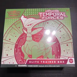 Pokemon TCG Temporal Forces Iron Leaves Elite Trainer Box ETB Sealed Brand New - Image 1