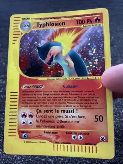 TYPHLOSION HOLO - POKEMON 28/165 EXPEDITION WIZARDS FRANCAISE ! - Image 3