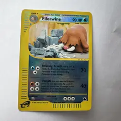Pokemon TCG Skyridge Piloswine Reverse Holo Card 24/144 2003 LP - Image 1