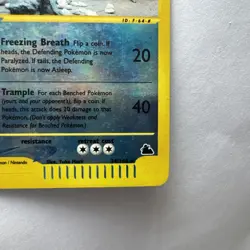 Pokemon TCG Skyridge Piloswine Reverse Holo Card 24/144 2003 LP - Image 5