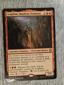 Magic: The Gathering Solphim, Mayhem Dominus Card Phyrexia: All Will Be One - Image 1