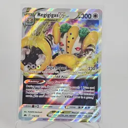 Pokemon TCG Regigigas VSTAR 114/159 2023 Crown Zenith Ultra Rare Card - NM - Image 1