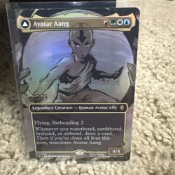 Avatar Aang (Foil)(Borderless) Avatar: The Last Airbender Magic The Gathering - Image 1