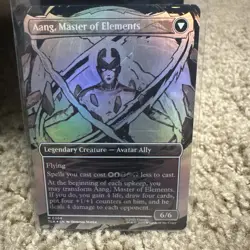 Avatar Aang (Foil)(Borderless) Avatar: The Last Airbender Magic The Gathering - Image 2