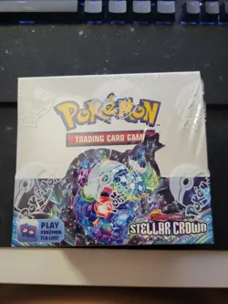 Pokemon Scarlet & Violet Stellar Crown Booster Box Sealed - Image 1