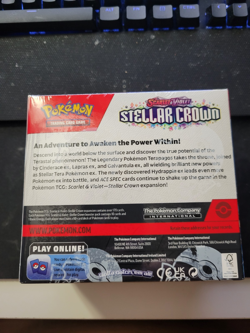 Pokemon Scarlet & Violet Stellar Crown Booster Box Sealed - Image 3