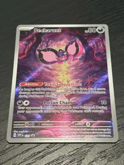 Pokemon Pecharunt SVP 129 Black Star Promo Illustration Rare Holo - NM - Image 1